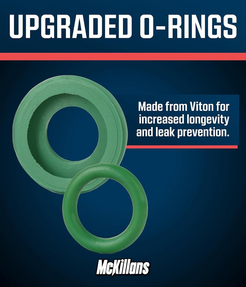 McKillans ® Pressure Washer Quick Connect Kit, M22-14mm to 3/8" Male Female Quick Disconnect Kit for Power Washer (Brass) - Image 5